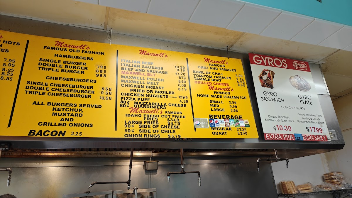 Maxwell's Beef Menu - Image 2