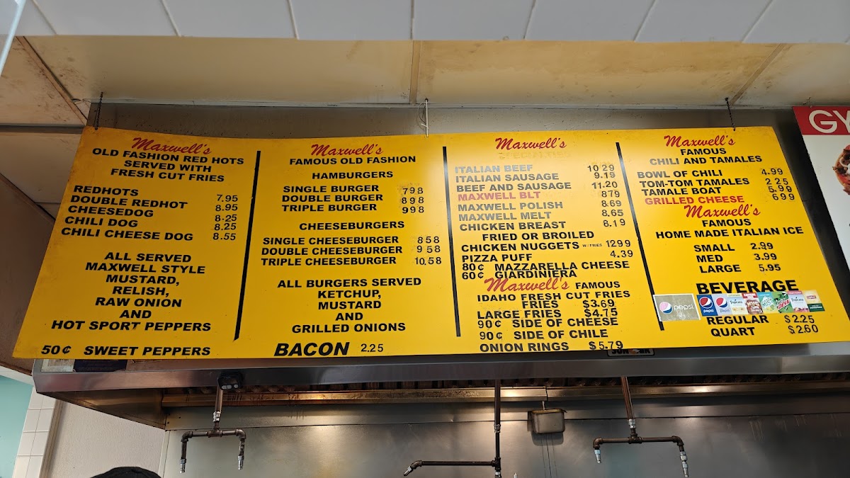Maxwell's Beef Menu - Image 3